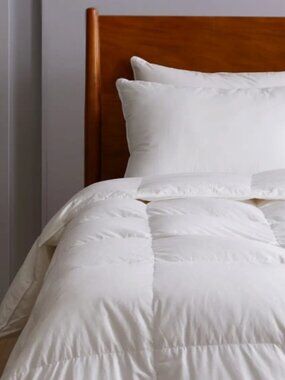 Quince Premium Down Alternative Comforter Twin Lightweight Cotton NWOT